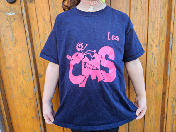 CMS T-Shirt mit Logo und Namen
